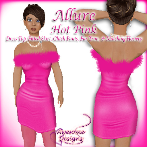 *Awesome Designs Allure In Hot Pink
