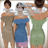 *Awesome Designs Allure In Pecan, Slate Blue, & Sage Green