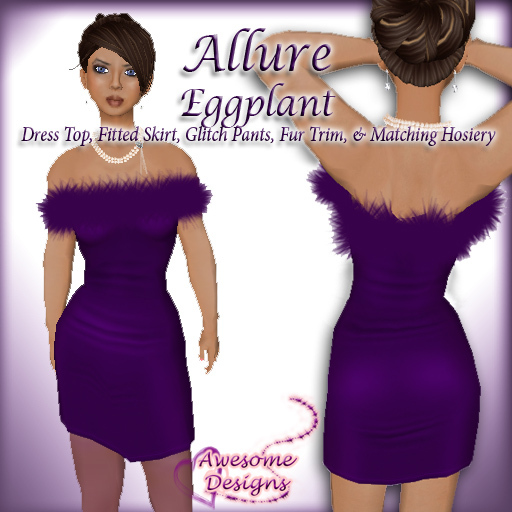 *Awesome Designs Allure In Eggplant