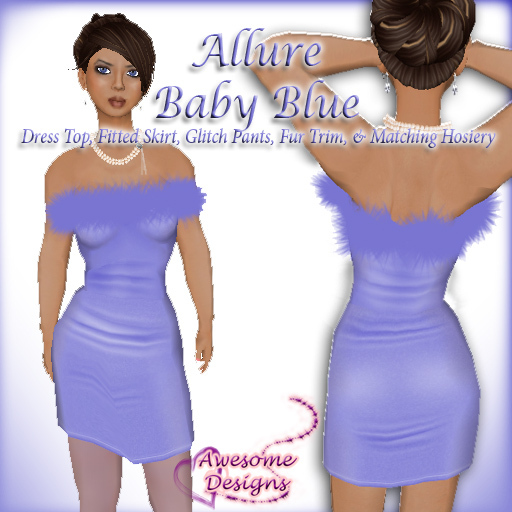 *Awesome Designs Allure In Baby Blue