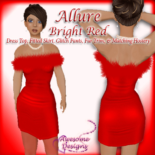 *Awesome Designs Allure In Bright Red