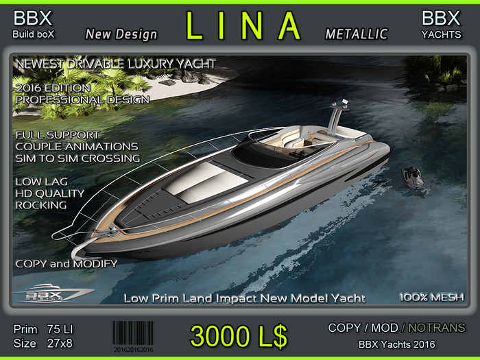 LINA Metallic (boxed)