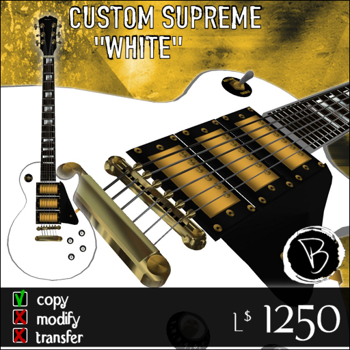 (Beerbaum) Guitar Custom - White ( Guitars )