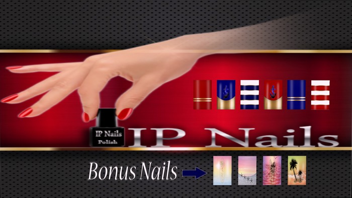 IP Nails Sailor Beach Set Slink