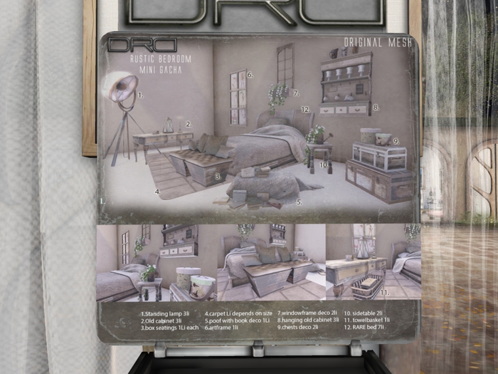 -DRD- 12.DRD- RB - Bed RARE