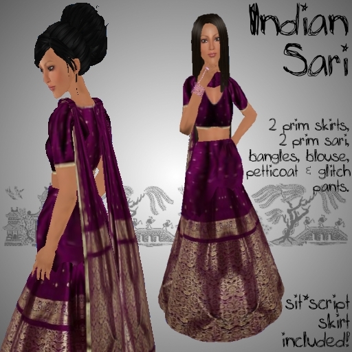 *CTK* Sari - Purple 2