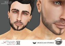 [i.mesh] - Beard#1 BLACK (hud) - CATWA applier