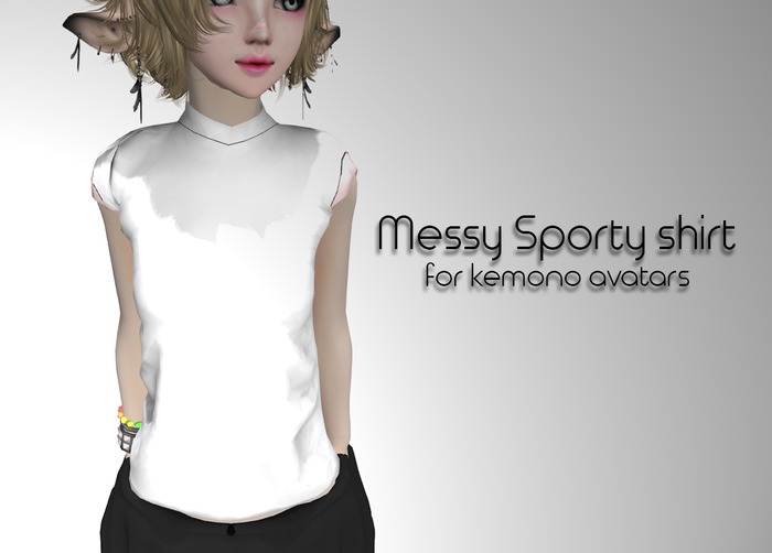LMF Kemono Messy Sporty Shirt