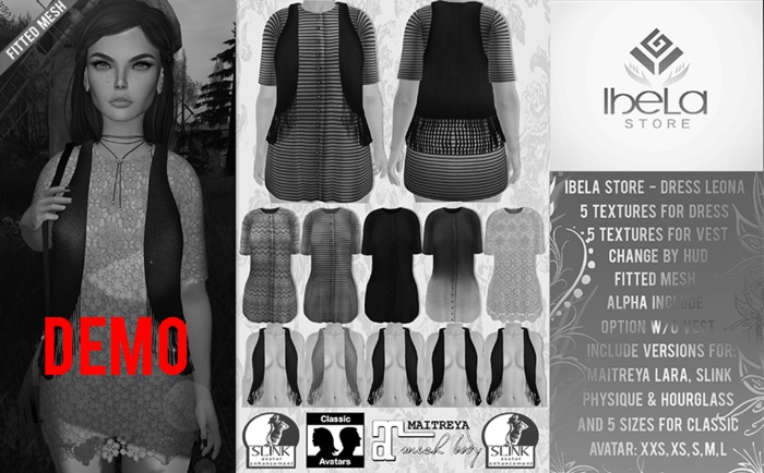 DEMO Ibela Store - Dress Leona with HUD (W/O Vest)