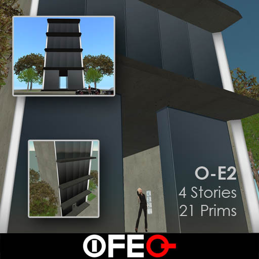 O-E2 - 4 Story Building (Low Prim)