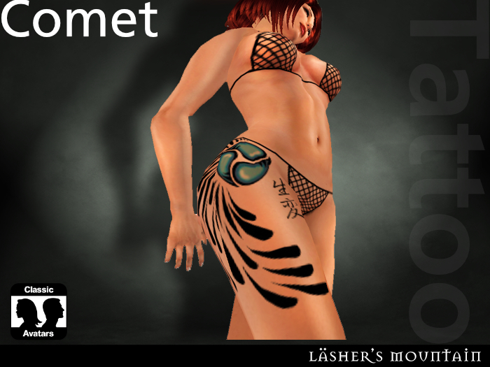 Comet - Lower Body (Upper Thigh) Tattoo