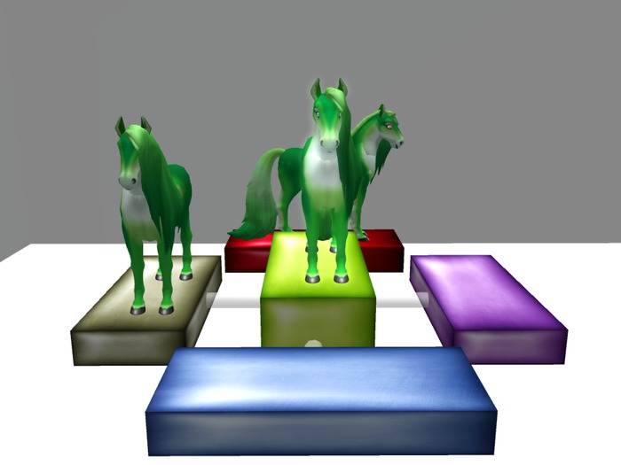 Stand Horses Colors  CB
