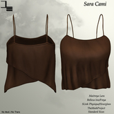 DE Designs - Sara Cami - Brown