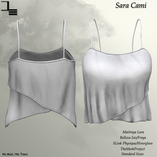 DE Designs - Sara Cami - White