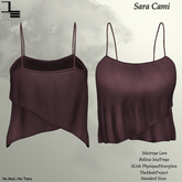 DE Designs - Sara Cami - Wine