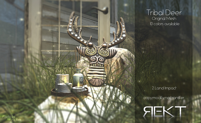 Rekt Tribal Deer Red