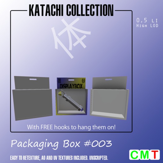 -GS- Katachi - Product Box #003 + Hooks (BOXED)