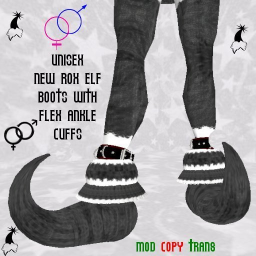 (BL) Elf Rox Boots BW (Boxed)