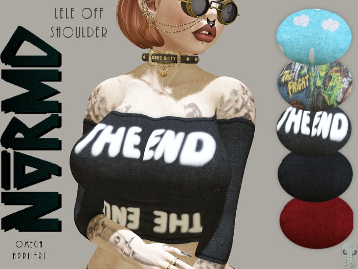 NVRMD. Lele Off Shoulder Shirt - Friend In Me