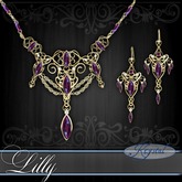 ::: Krystal ::: Lilly - Jewelry Set - Gold - Constellation