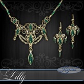 ::: Krystal ::: Lilly - Jewelry Set - Gold - Zenith
