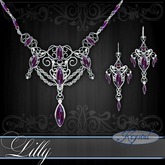 ::: Krystal ::: Lilly - Jewelry Set - Silver - Constellation