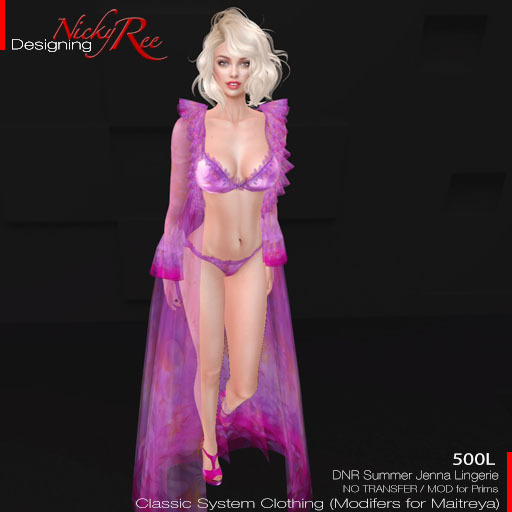 *DNR* Summer Jenna Lingerie Set Pink