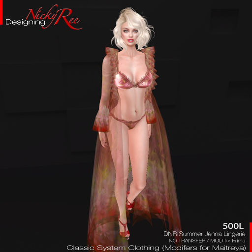 *DNR* Summer Jenna Lingerie Set Red