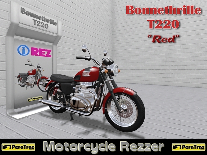 (PeraTrax) Motorcycle Rezzer "Bonnethrille T220" [Red]