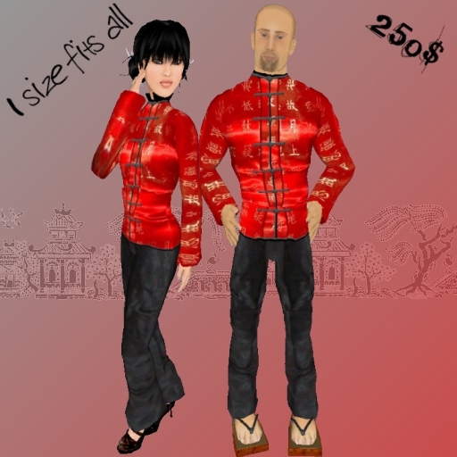 *CTK* Red Kung-Fu outfit