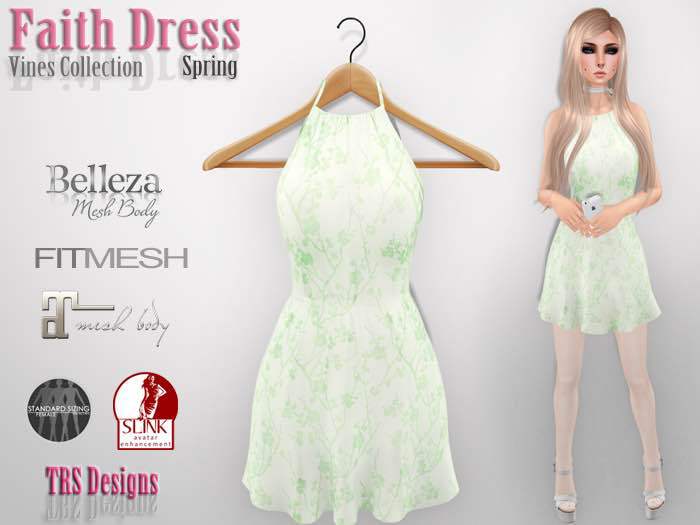 Faith Dress Vines Spring