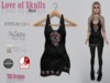 Love of skulls black