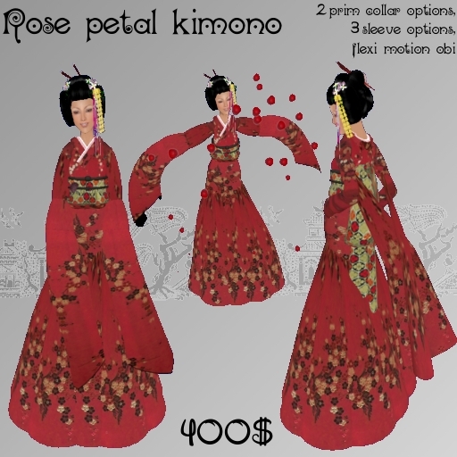*CTK* Rosepetal Kimono
