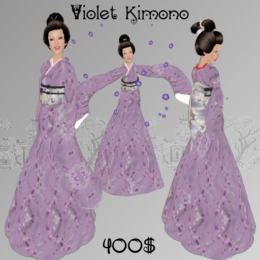 *CTK* Violet Kimono