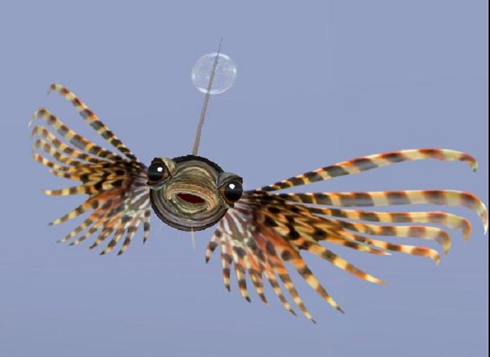 (7S) Uncommon Fish: Brown Lionfish