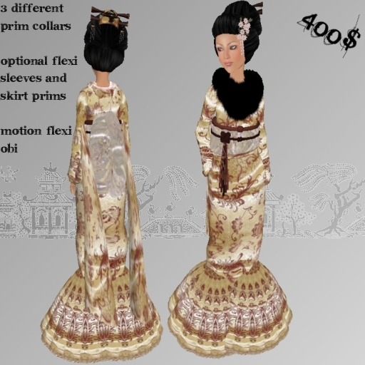 *CTK* Gold Kimono