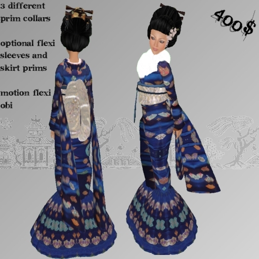 *CTK* Blue Kimono