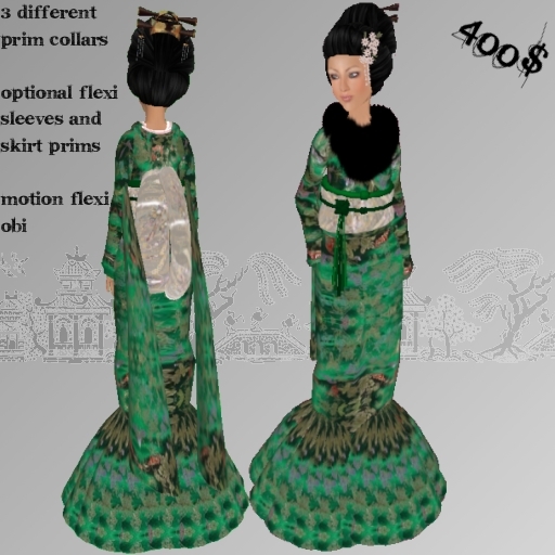 *CTK* Green Kimono