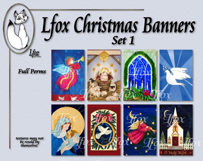 lfox Christmas Banners - Set 1