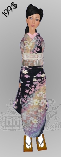 *CTK* Yellow/Purple Furisode