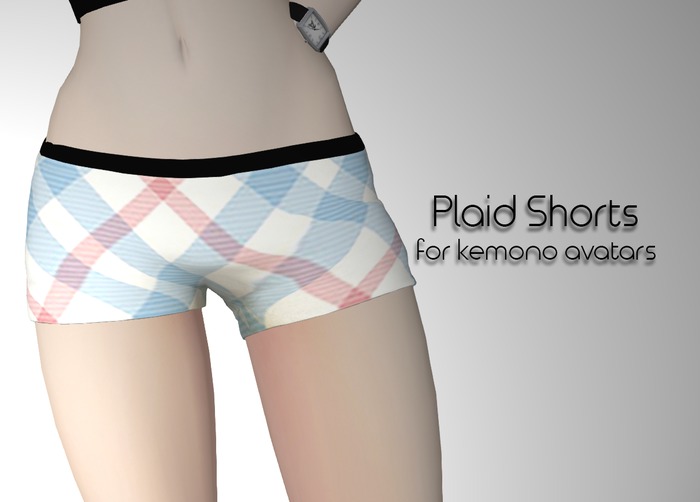Kemono Plaid Shorts