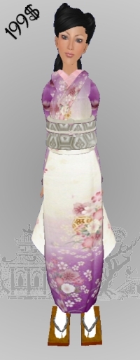 *CTK* White/Purple Furisode