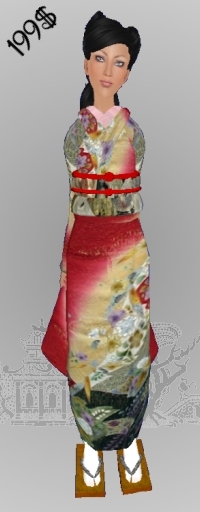 *CTK* Red/Yellow Furisode