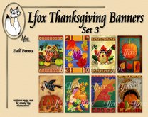 lfox Thanksgiving Banners - Set 3