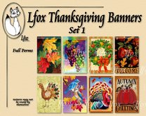 lfox Thanksgiving Banners - Set 1