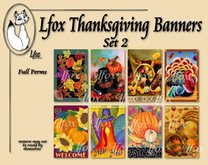 lfox Thanksgiving Banners - Set 2