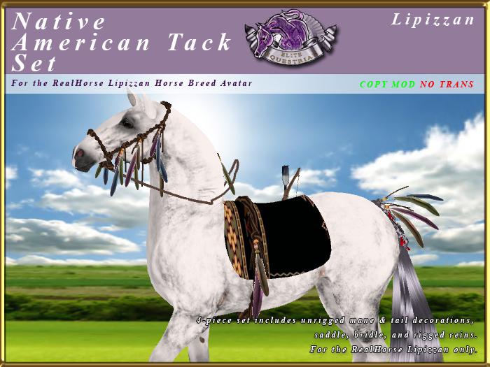 *E* Native American Set [BOXED] RH Lipizzan