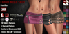 Gas ladies mesh skirt danika 20x3 colors with hud ad