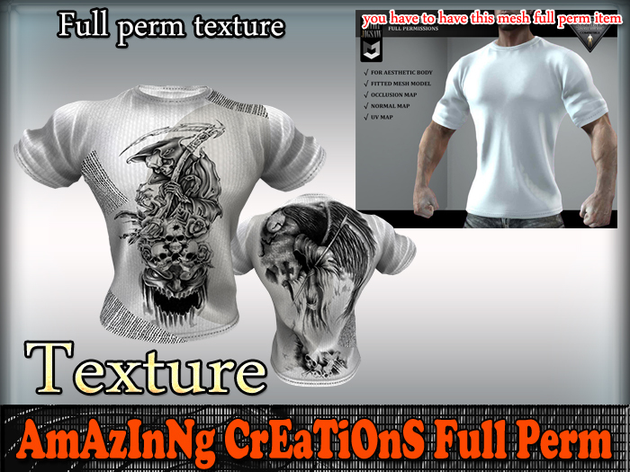 Second Life Marketplace Amazing Creations Aesthetic Texture G M Full Perm 35