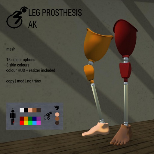 ROLLERPUNK leg prosthesis AK